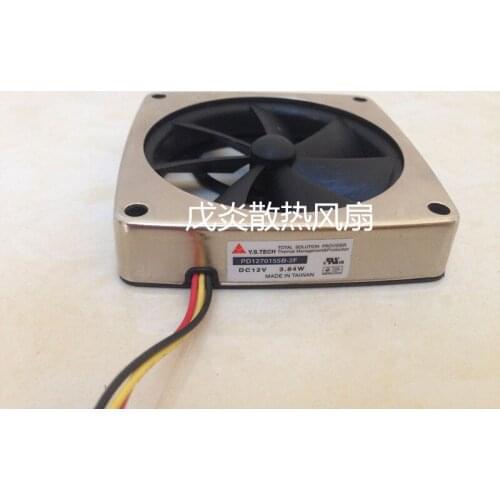 Y.S.TECH PD1270155B-2F DC 12V 3.84W 70x70x15mm Server Cooling Fan