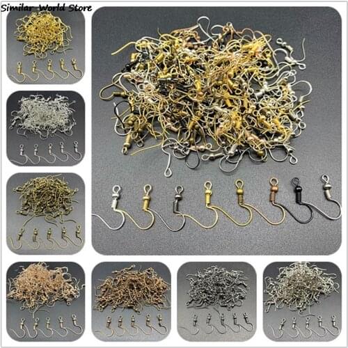 100pcs/lot DIY Earring Findings Earrings Clasps Hooks Fittings DIY Jewelry Making Accessories Hook Earwire Jewelry
