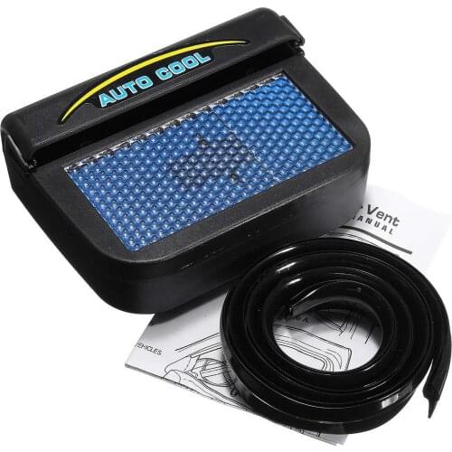 Solar Fan Car Cooler Deodorization Detoxification Demisting In Rainy Days Protect Appliances Air Convection