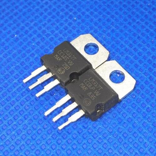10PCS LM317T LM317 TO-220 1.2V-37V 1.5A Original authentic and new