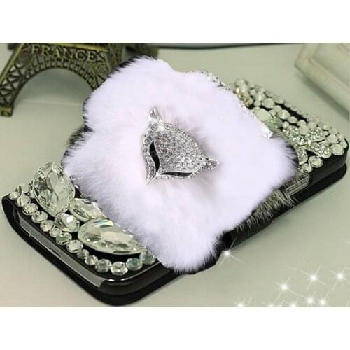 3D Diamond Leather Case for Samsung Galaxy S20 FE J4 J6 Plus 2018 A10 A20 A30 A40 A50 A70 A30S A50S Book Wallet Flip Cover Rose