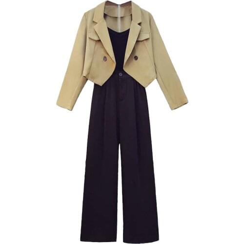 Spring Autumn New Style Ensemble Femme 2 Pieces Pantalon Elegant Set Top And Pants Plus Size Suitconjunto Feminino Woman Suit