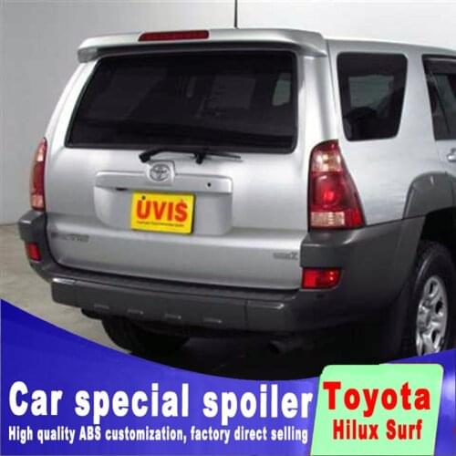 For toyota Hilux Surf 1998 to 2012 Punching installation tail Spoiler ABS plastic Decorative landscaping spoiler