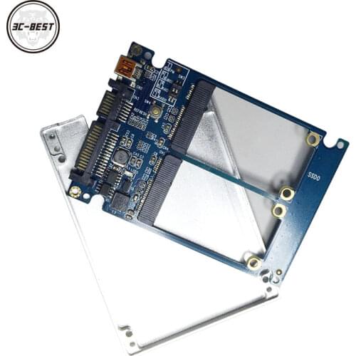 Dual mSATA to SATA can group RAIDmSATA to USB mobile hard disk box
