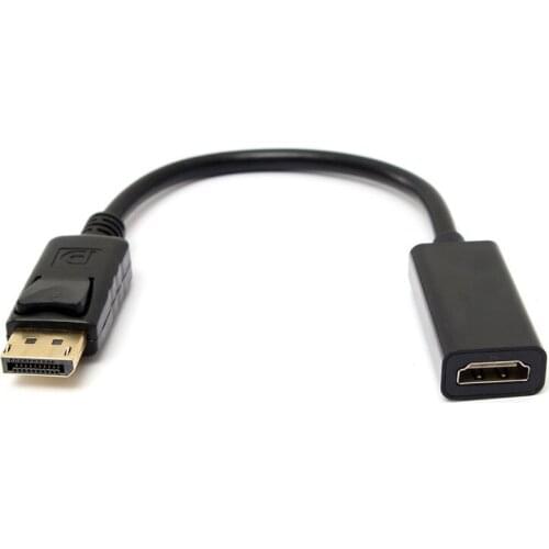 HOT-DP Display Port Male To HDMI Female Cable Converter Adapter for PC HP/DEL