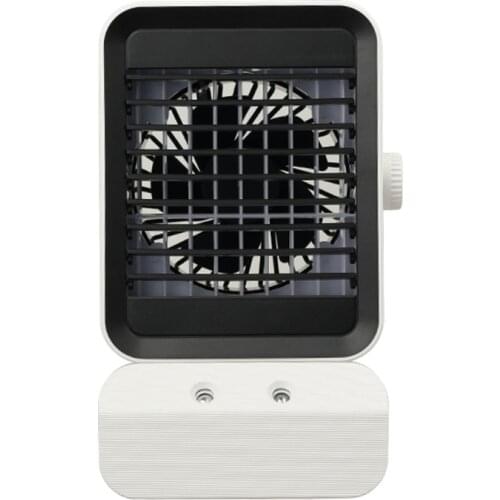 Mini Air Cooler Humidifier Leakproof Freon-Free USB Charging Purifier for Home Office Desktop Cooling Fan N0PF