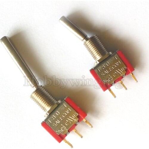 Free shipping WFLY Salecom T80-T Miniature Toggle Switch for 9CH Transmitter Two Gear Short Handle +Two Gear Long Handle