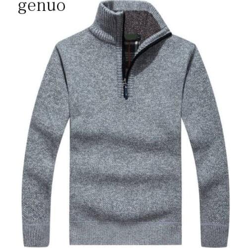 New High Quality Brand Thickness Wool Sweater Men Turtleneck Sweater Mens Winter Jumpers Sweaters Mens Jacket Pullover