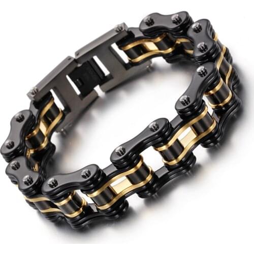 Men 's Rough Scooter Titanium Steel Bracelet Fashion Personal Bracelet Wild Men' s Bracelet Do not Fade