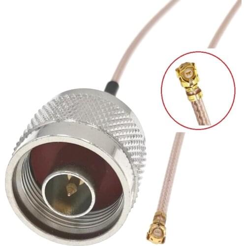 N Male To IPX U.fl RG178 8" 20CM RF Pigtail Jumper Cable