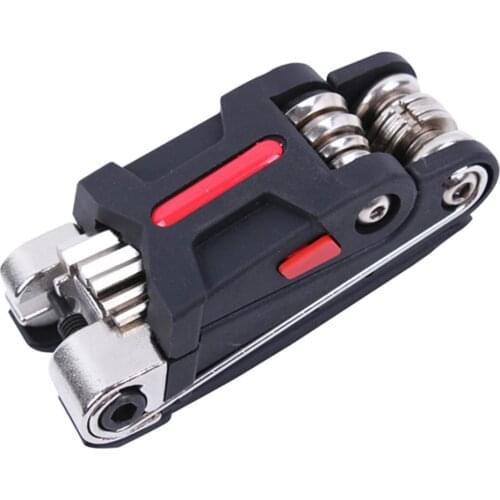 18 In 1 Multifunctional Bike Bicycle Multi Repair Tool Set Kit Hexagon Screwdriver Wrench Set Chain Rivet Mountain Cycle Tool