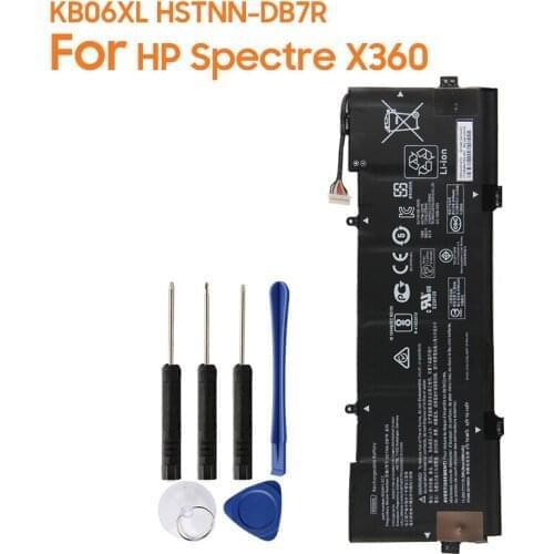 Original Replacement Battery KB06XL HSTNN-DB7R For HP Spectre X360 15-B Z6K97EA 902401-2C1 Z6L01EA Z6K99EA Authentic 6860mAh