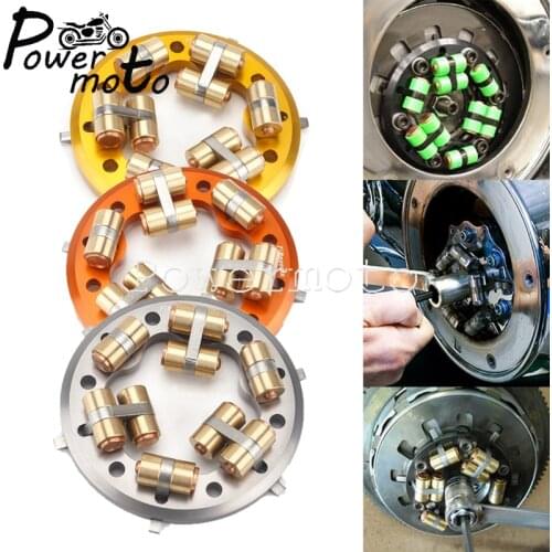 Orange Gold Titanium Motorcycle High Performance Low Profile Variable Pressure Clutch Plate For Harley Big Twin 1998-2016