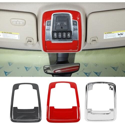 Fit for Dodge Ram 2018-2021 ABS Front Reading Light Lamp Cover Decorative Trim Interior Car Accessories