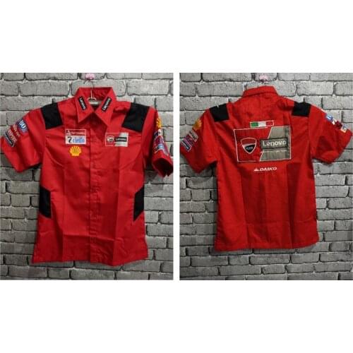 New For Ducati Moto Mens Polo Shirt Summer Casual Fashion Round Neck Streetwear Tops Clothing Superbike T-shirt