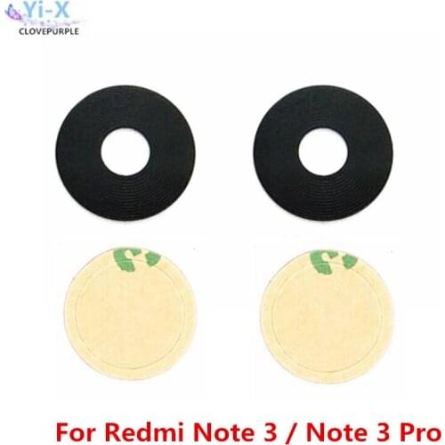 Rear Back camera glass lens for xiaomi Redmi note 3 / note 3 pro lens For Mi Redmi Redmi note3 / note3 prowith sticker