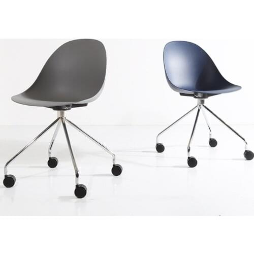 Modern Backrest Office Chair Conference Chair Simple Chair Stool Bow Simple Ergonomic Staff Office Chairs with Wheel Study Chair