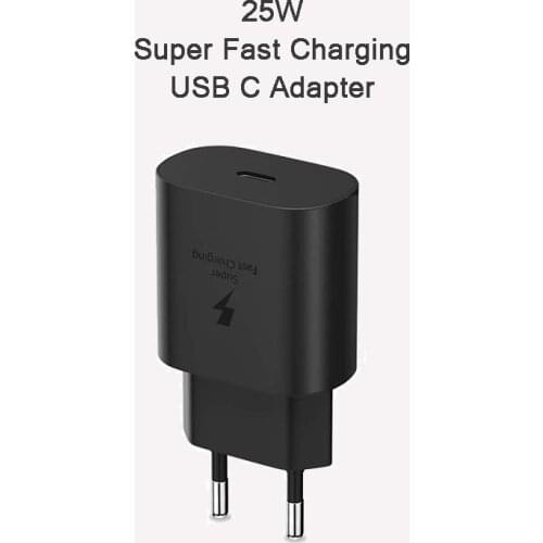 25W Super Fast Charging USB C Power Adapter Type C Charger for S20 Note20 10pcs/Lot No Retail Box