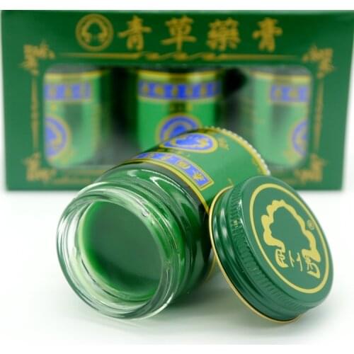 50g X 3 BOTTLE THAI PHOHERB HERBAL WAX GREEN BALM NATURAL HERB EXTRACT THAI MASSAGE BALM