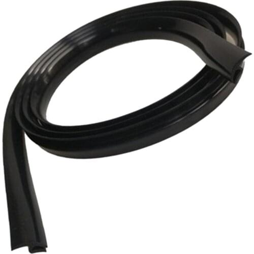 Car Ageing Rubber Seal Strips Under Front Windshield Panel Sealed Trim Moulding Strip Car Styling