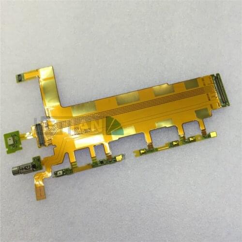 1PCS for Sony Motherboard Power & Volume & Mic Ribbon Flex Cable for Sony Xperia Z3 4G Version
