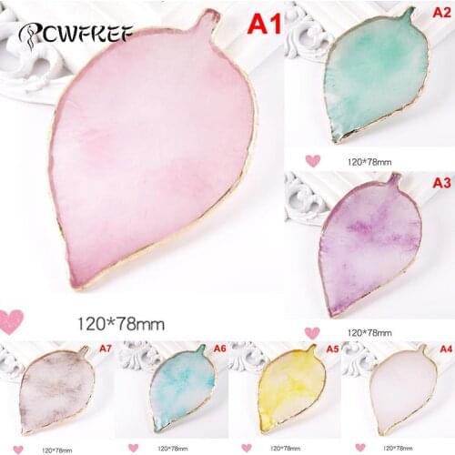 1Pcs Resin Stone Color Palette False Nail Tips Drawing Nail Color Palette For Nail Color Mixing Display Manicure Polish Gel Tool