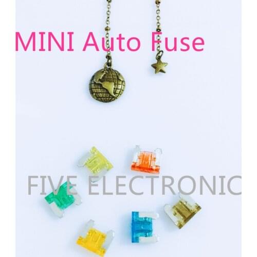 10pcs/lot, MINI AUTO FUSE 5A-40A/32V,CAR FUSES, Auto blade fuse