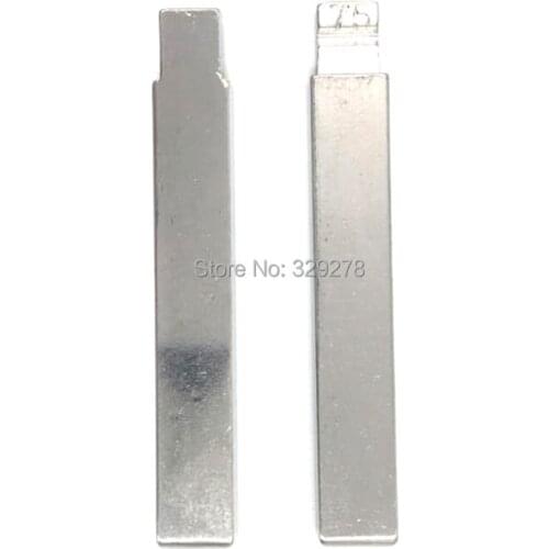 10pcs/lot Metal Blank Uncut Flip KD Remote Key Blade Type #75 for Geely Panda NO. 75 Blade