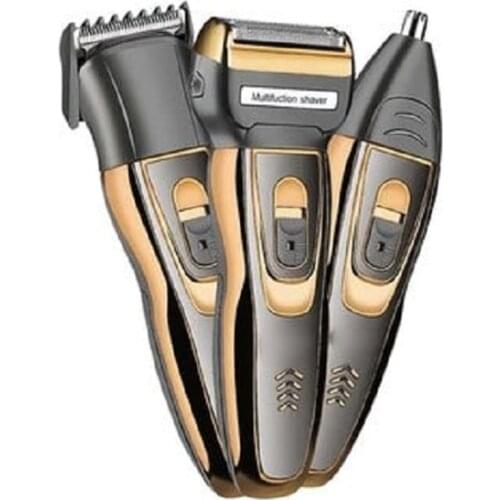 Nikula star Rdl 2320 Set of 3 Hair Beard Trimmer Shaver Nose Trimmer 3in1 Pro Model Men Grooming Set