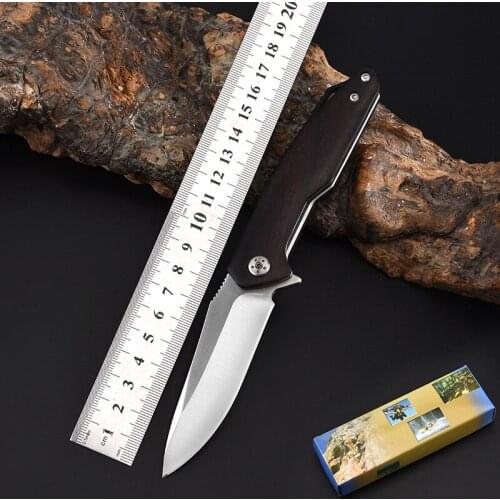 440 Portable Pocket Knife Multifunctional Survival Hunting Knife 18.5CM New Folding Knifes
