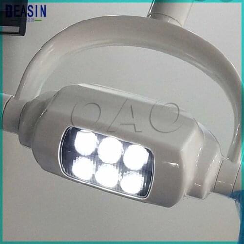 Shadowless operation dental 6 LED lamp oral light for dental unit