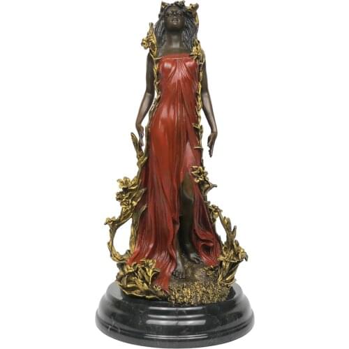 Aphrodite Bronze Statue Greek Myth Goddess of Love Beauty and Fertility Figurine Vintage Art Decor High-end Gifts