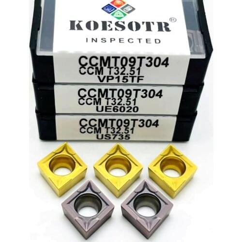 Carbide insert CCMT060204 US735 CCMT060204 inner round milling tool CNC blade lathe tools CCMT 060204 milling tool