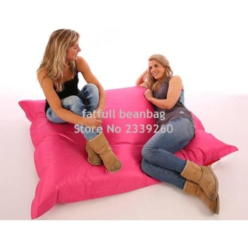 Cover only No Filler - Original factory new outdoors portable Fresh material folding beanbag chair -- adults sofa seat cover