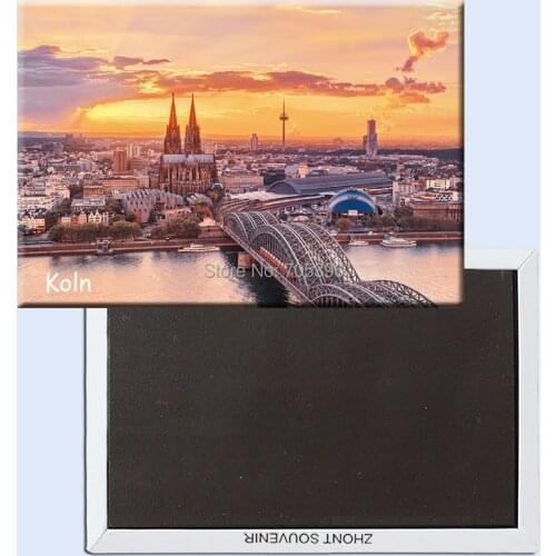 Germany Koln Travel Rigid Fridge Magnets 20902 Tourist Refrigerator Magnets 78*54mm