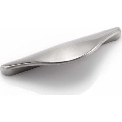 HJY Silver Modern Cabinet Pulls Wardrobe Door Dresser Cupboard Handle Kitchen Handles for Furniture Drawer Door Knobs C24089