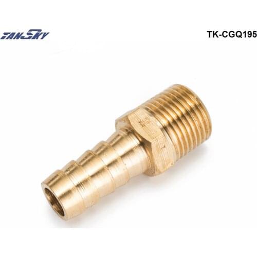 Brass 3/8" NPT x 1/2" Hose Barb Fitting For BMW VW AUDI Vacuum line/Fuel pump/Oil cooler TK-CGQ195