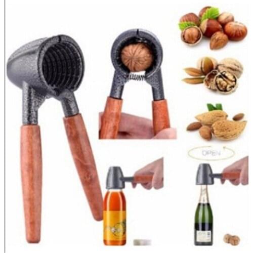 Hot Multifunction Nutcracker Almond Walnut Pecan Hazelnut Filbert Nut Kitchen Nutcracker Shell Clip Tool Kitchen Household Tool