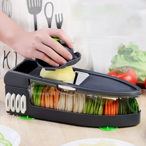 Upgraded 6-blade reinforced thickened multifunctional aircraft carrier planer cutter kitchen tool wiper large
