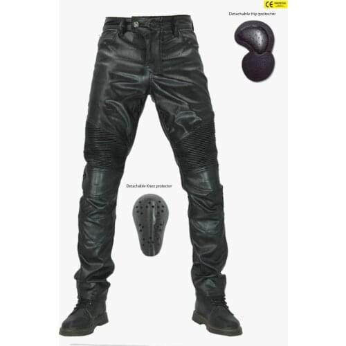 Motorcycle jeans mens outdoor motorcycle elastic anti falling riding pants coated waterproof wind pants