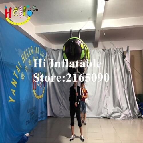 4 m long parade decoration walking Inflatable carpenterworm caterpillar costume puppet