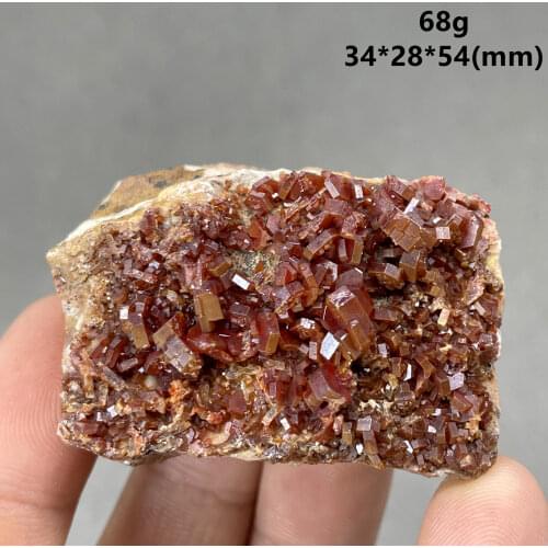 100% Natural Morocco Vanadinite mineral specimen quartz crystal specimen Collection Stones and crystals