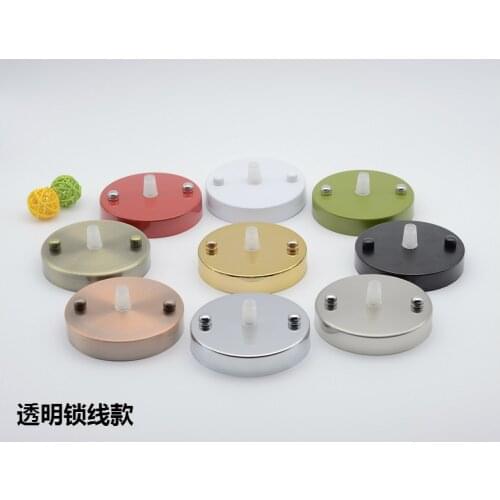 Ceiling lamp base ceiling rose ceiling canopy + cable grip clip for chandelier led pandent light vintage Lighting accessories