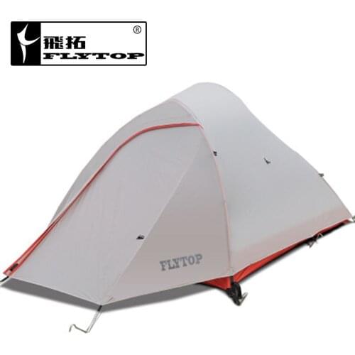 1/2 Person Professional Silicon Coated Nylon Camping Tent Outdoor Camping Tent Aluminium Alloy Waterproof Double Layer Hiking