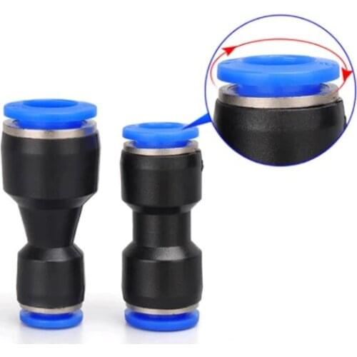 PG Pneumatic Quick Fitting Cylinder 4/6/8/10/12/14/16MM Air Water Hose Straight Type Connector Valve Connect Tube