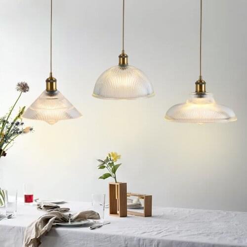 Nordic luxury restaurant chandelier glass simple personality bar counter small dining table bar counter creative lamps