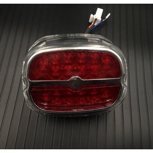Brake Tail Light License Plate Lamp For Harley Dyna Low Rider FXDL FXDLI 1999-UP
