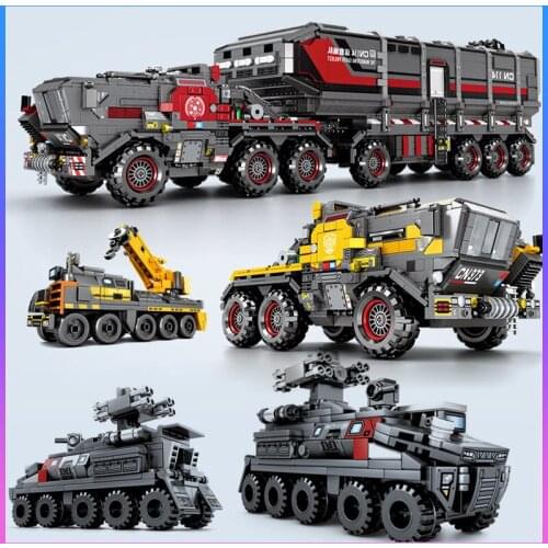 High-tech Wandering Earth Series Diy Kids Toys Sets Boys Model Building Sports Blocks Speed City Racers Famous Vehicle Super