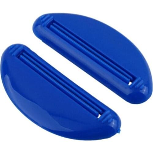 1pcs New Concise Plastic Squeezer Toothpaste Dispenser Toothpaste Rolling Holder Bathroom Toothpaste Efficient Extrusion Tools