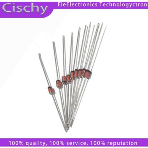 10pcs 1N34A 1N34 Germanium Diode 50mA 65V DO-35 (DO-204AH) IN34A IN34 Axial for TV FM AM Radio Detection In Stock